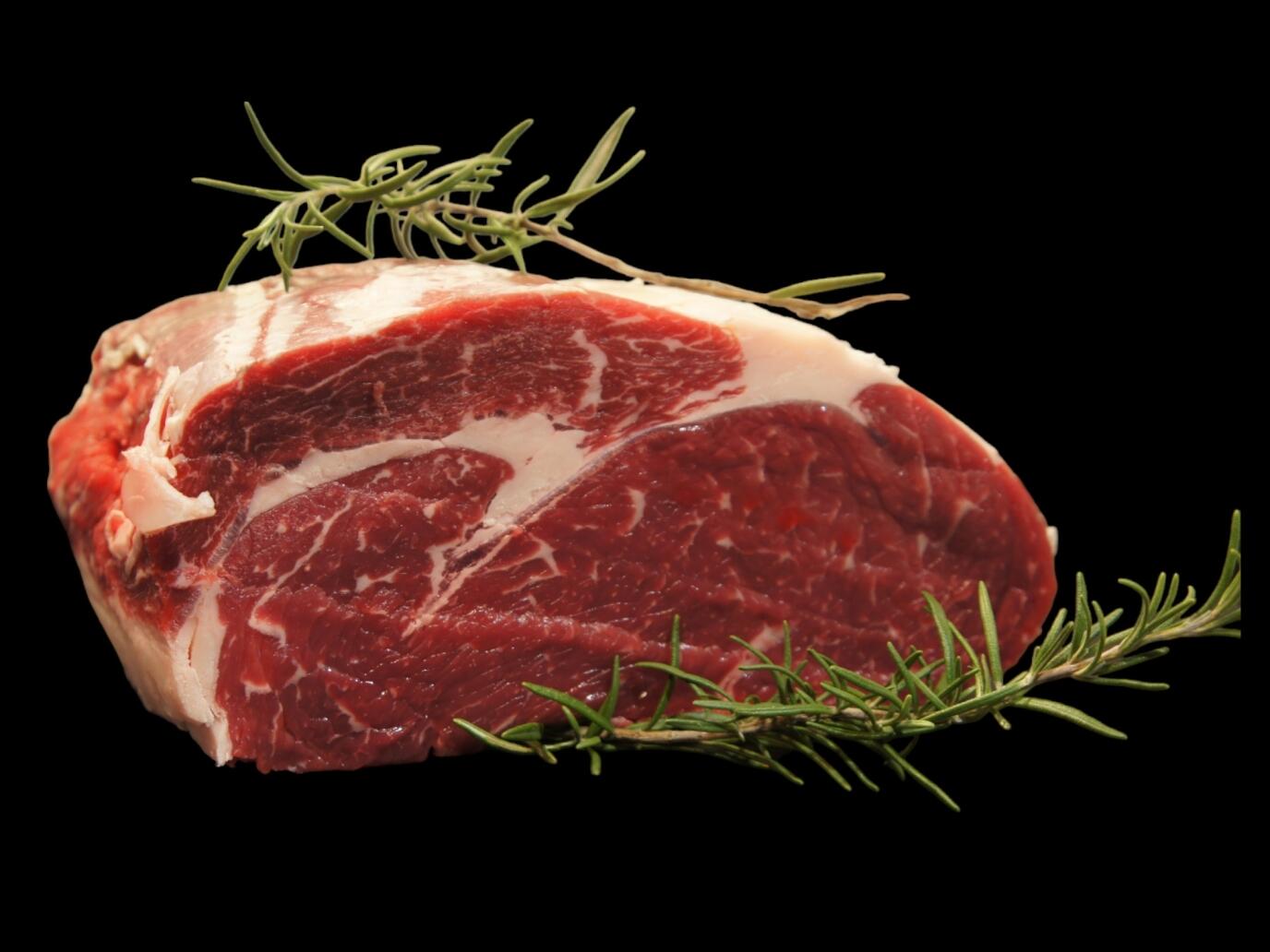 Rib Eye Steak dry aged v. Hohenlohener Weiderind ( Färse )