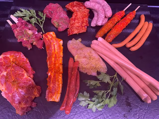 Grillpaket XXL für 30 Personen - Grillplatte Bsp.