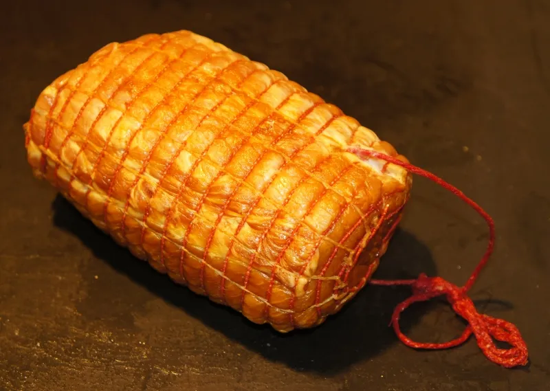 Rollschinkle vom Rücken