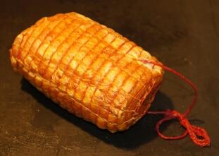 Rollschinkle vom Rücken