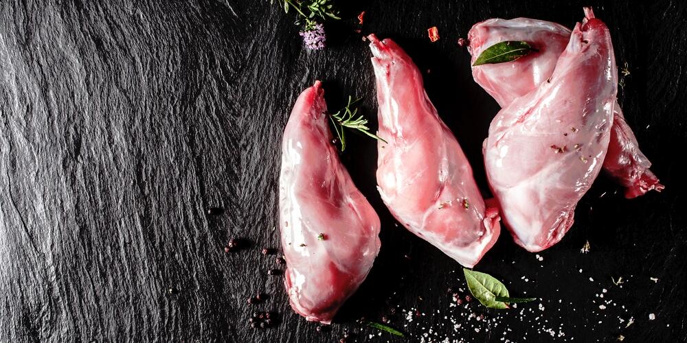 Kaninchen-Fleisch mit Herkunftsgarantie