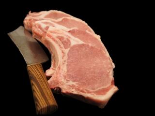 Schweinekotelett vom Stiel