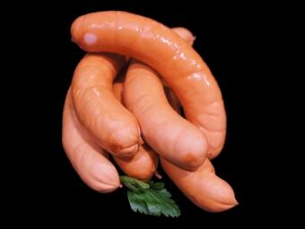 Bockwurst im Naturdarm