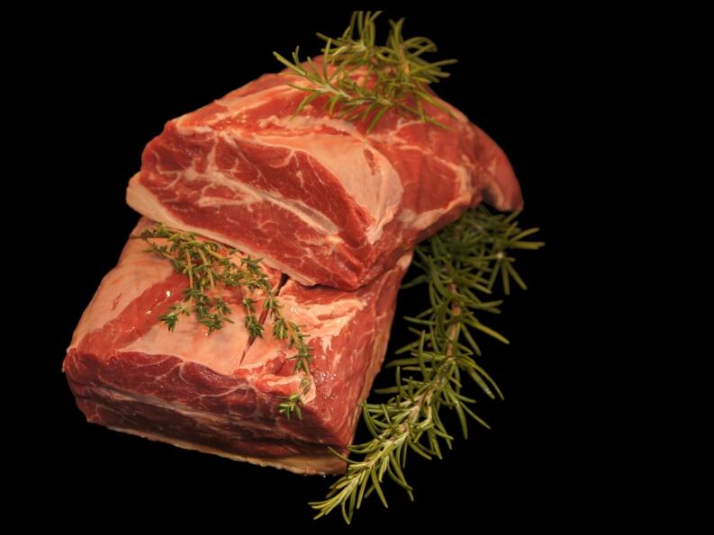 Bugblatt/ flat iron v.d. Färse